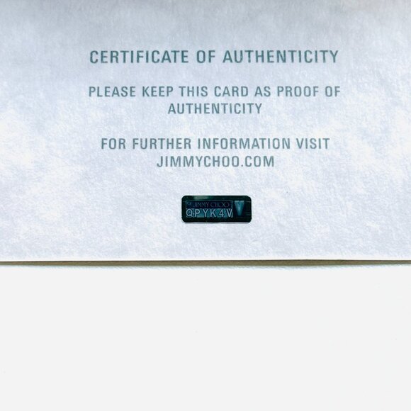 3602 JIMMY CHOO BAG PINK METALLIC CAMERA BAG WITH DUSTBAG AND SERIAL NUMBER CARD - Picture 12 of 14